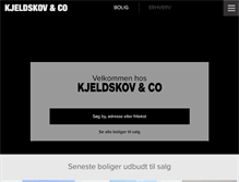 Tablet Screenshot of kjeldskov-erhverv.dk